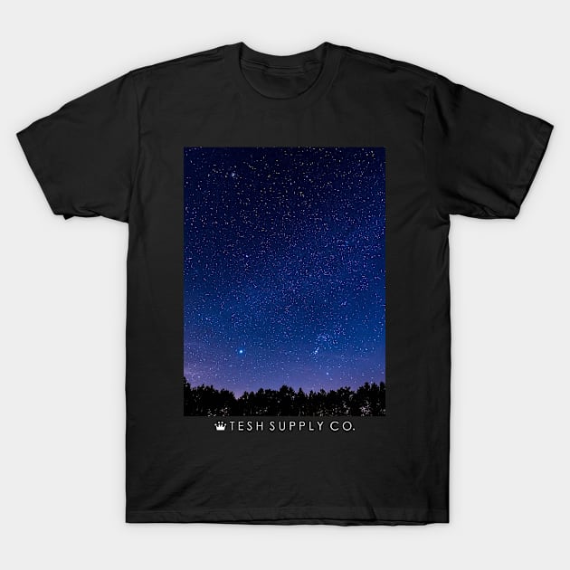 Space Forest T-Shirt by teshsupplyco